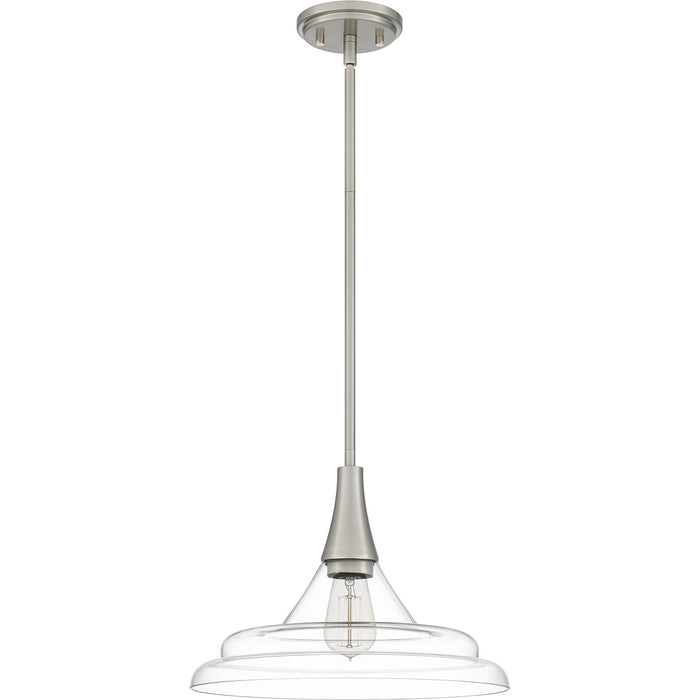Quoizel QP5568BN Grayton One Light Pendant, Brushed Nickel Alternate Image.jpg