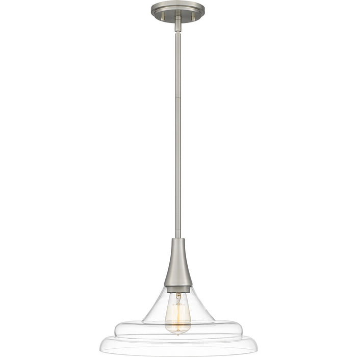 Quoizel QP5568BN Grayton One Light Pendant, Brushed Nickel Alternate Image 2.jpg