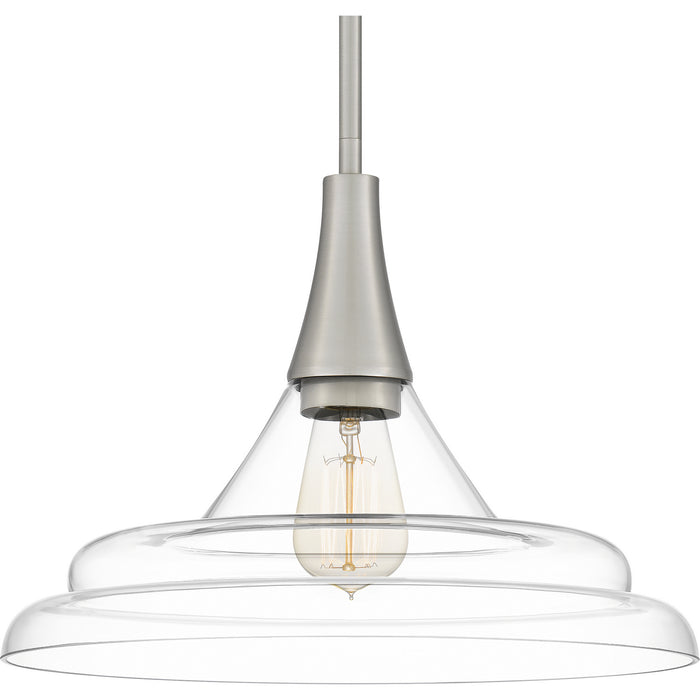 Quoizel QP5568BN Grayton One Light Pendant, Brushed Nickel Alternate Image 4.jpg