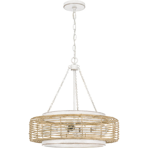 Quoizel QP5573AWH Quoizel Pendant Four Light Pendant, Antique White Alternate Image.jpg