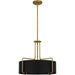 Quoizel QP5596AB Quoizel Pendant Four Light Pendant, Aged Brass Alternate Image.jpg