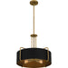 Quoizel QP5596AB Quoizel Pendant Four Light Pendant, Aged Brass Alternate Image 3.jpg