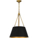 Quoizel QP5597MBK Quoizel Pendant Four Light Pendant, Matte Black Alternate Image.jpg