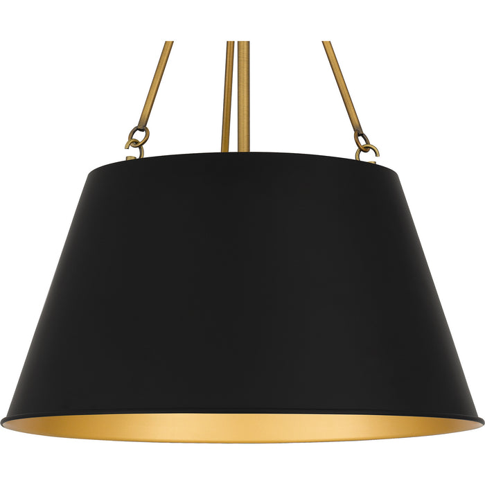 Quoizel QP5597MBK Quoizel Pendant Four Light Pendant, Matte Black Alternate Image 4.jpg