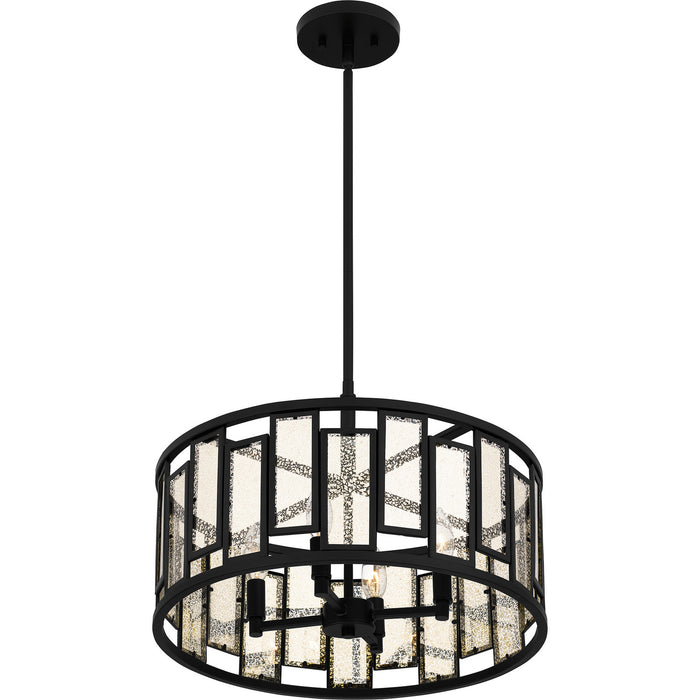 Quoizel QP5600MBK Quoizel Pendant Four Light Pendant, Matte Black Alternate Image 3.jpg