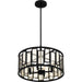 Quoizel QP5600MBK Quoizel Pendant Four Light Pendant, Matte Black Alternate Image 3.jpg