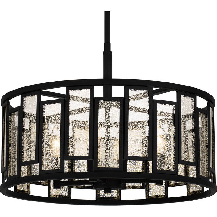 Quoizel QP5600MBK Quoizel Pendant Four Light Pendant, Matte Black Alternate Image 4.jpg