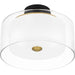 Quoizel ROW1714MBK Rowland Two Light Semi Flush Mount, Matte Black Alternate Image 3.jpg