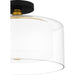 Quoizel ROW1714MBK Rowland Two Light Semi Flush Mount, Matte Black Alternate Image 4.jpg