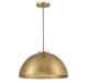 Shoppers Lighting SH7024NB Heidi One Light Pendant, Natural Brass Alternate Image.jpg