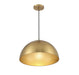Shoppers Lighting SH7024NB Heidi One Light Pendant, Natural Brass Alternate Image 3.jpg
