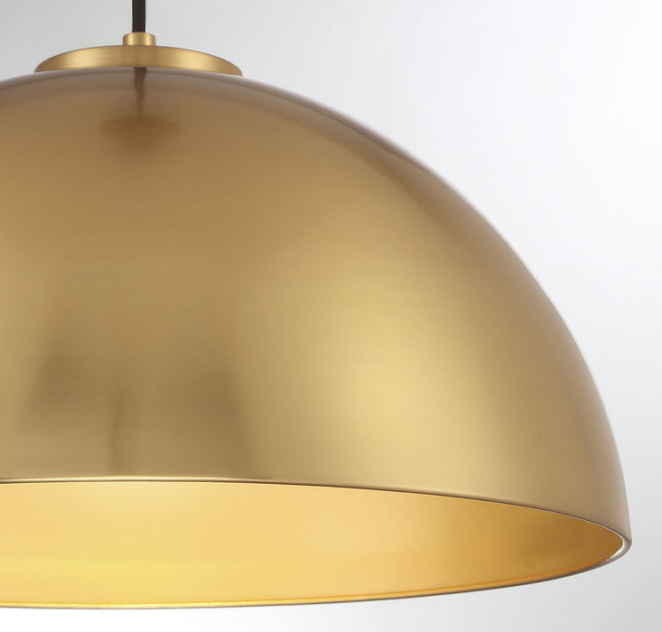 Shoppers Lighting SH7024NB Heidi One Light Pendant, Natural Brass Alternate Image 4.jpg