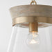 Capital Lighting 347311WS Finn One Light Pendant, White Wash and Matte Brass Alternate Image 2.jpg