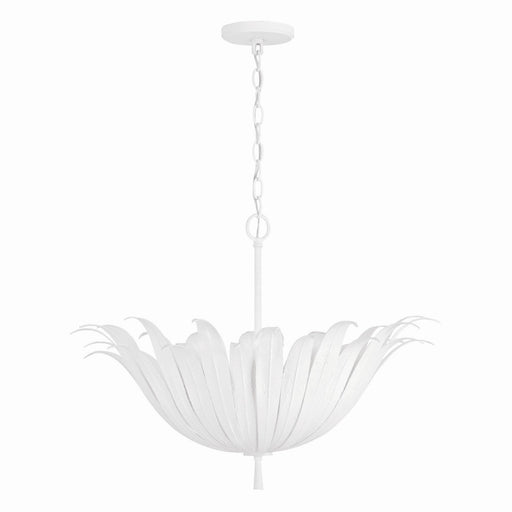 Capital Lighting 349541XW Eden Four Light Pendant, Textured White Alternate Image.jpg