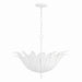 Capital Lighting 349541XW Eden Four Light Pendant, Textured White Alternate Image.jpg