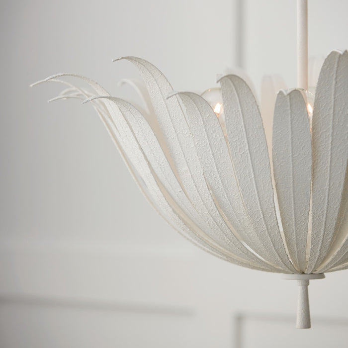 Capital Lighting 349541XW Eden Four Light Pendant, Textured White Alternate Image.jpg