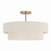 Capital Lighting 349841MA Delaney Four Light Pendant, Matte Brass Alternate Image.jpg