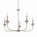 Capital Lighting 448951BN Presley Five Light Chandelier, Brushed Nickel Alternate Image 2.jpg