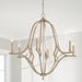 Capital Lighting 450061BS Claire Six Light Chandelier, Brushed Champagne Alternate Image 2.jpg