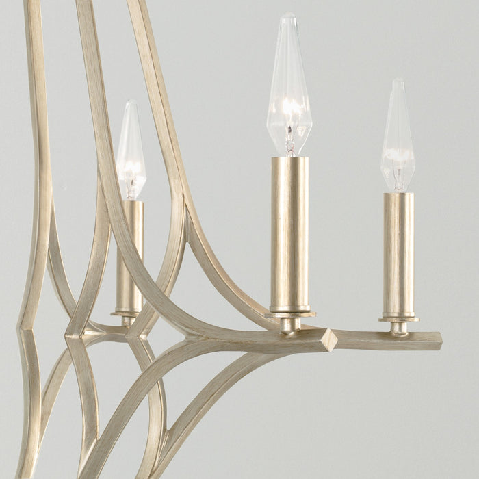 Capital Lighting 450061BS Claire Six Light Chandelier, Brushed Champagne Alternate Image 3.jpg