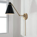 Capital Lighting 650111AB Bradley One Light Wall Sconce, Aged Brass and Black Alternate Image 4.jpg