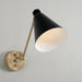 Capital Lighting 650111AB Bradley One Light Wall Sconce, Aged Brass and Black Alternate Image.jpg
