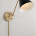 Capital Lighting 650111AB Bradley One Light Wall Sconce, Aged Brass and Black Alternate Image 6.jpg