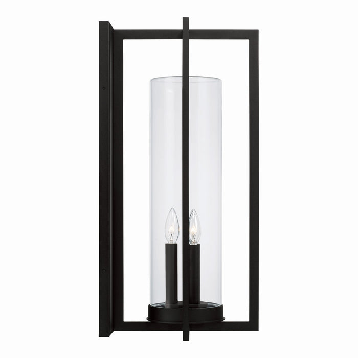 Capital Lighting 948231BK Kent Three Light Outdoor Wall Lantern, Black Alternate Image 2.jpg