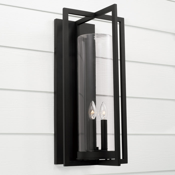 Capital Lighting 948231BK Kent Three Light Outdoor Wall Lantern, Black Alternate Image 3.jpg