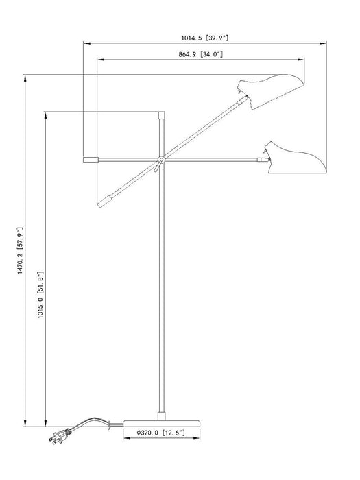 Z-Lite 1942FL-MB Bellamy One Light Floor Lamp, Matte Black Alternate Image.jpg