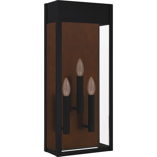 Quoizel MAE8410MBK Maren Three Light Outdoor Wall Mount, Matte Black Alternate Image.jpg