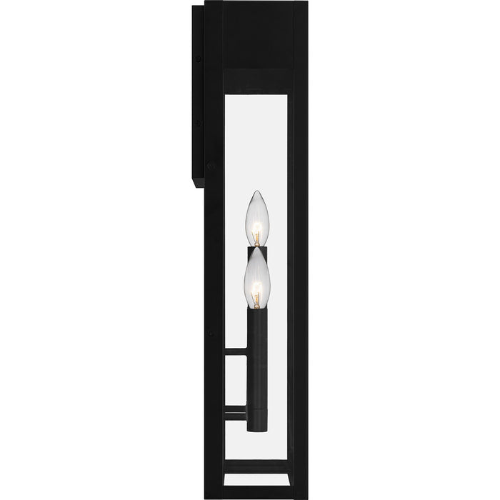 Quoizel MAE8410MBK Maren Three Light Outdoor Wall Mount, Matte Black Alternate Image 3.jpg