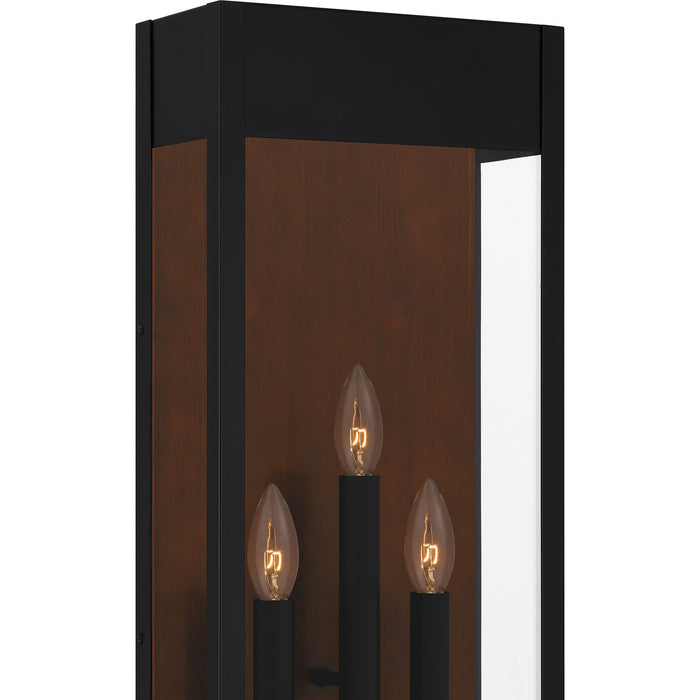 Quoizel MAE8410MBK Maren Three Light Outdoor Wall Mount, Matte Black Alternate Image 4.jpg