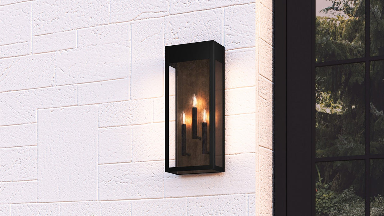 Quoizel MAE8410MBK Maren Three Light Outdoor Wall Mount, Matte Black Alternate Image 6.jpg