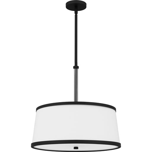 Quoizel KYL2820MBK Kylen Four Light Pendant, Matte Black Alternate Image.jpg