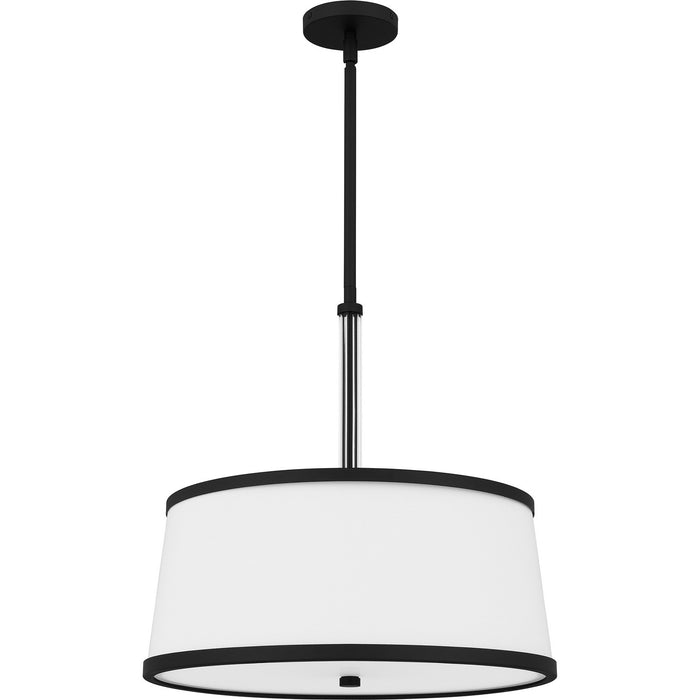 Quoizel KYL2820MBK Kylen Four Light Pendant, Matte Black Alternate Image.jpg