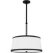 Quoizel KYL2820MBK Kylen Four Light Pendant, Matte Black Alternate Image.jpg