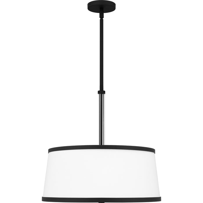 Quoizel KYL2820MBK Kylen Four Light Pendant, Matte Black Alternate Image 2.jpg