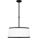 Quoizel KYL2820MBK Kylen Four Light Pendant, Matte Black Alternate Image 2.jpg