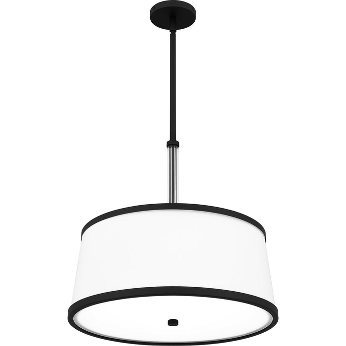 Quoizel KYL2820MBK Kylen Four Light Pendant, Matte Black Alternate Image 3.jpg