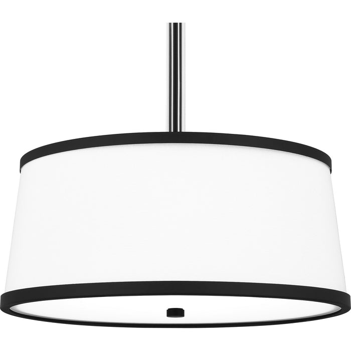 Quoizel KYL2820MBK Kylen Four Light Pendant, Matte Black Alternate Image 4.jpg