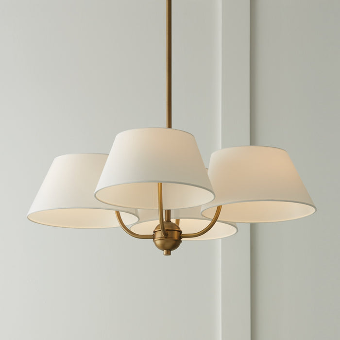 Capital Lighting 450441AD Welsley Four Light Chandelier, Aged Brass Alternate Image 3.jpg
