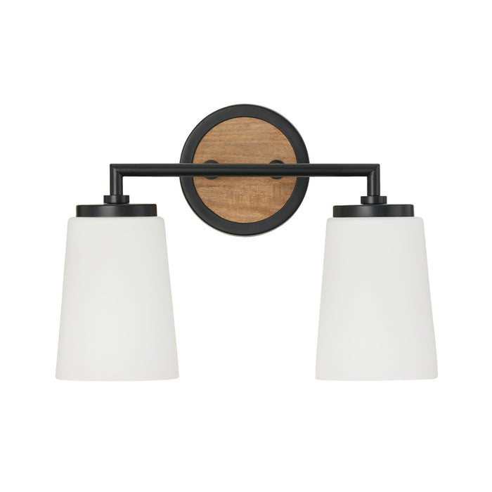 Capital Lighting 150821WK-546 Jonah Two Light Vanity, Light Wood and Matte Black Alternate Image 3.jpg