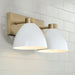 Capital Lighting 152021AW Ross Two Light Vanity, Aged Brass and White Alternate Image 2.jpg