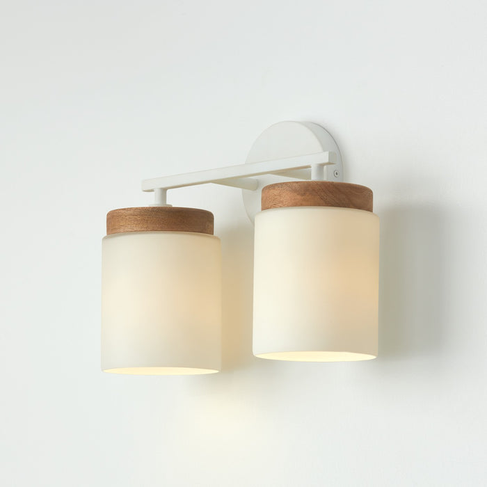 Capital Lighting 150921LT-547 Liam Two Light Vanity, Light Wood and White Alternate Image 2.jpg