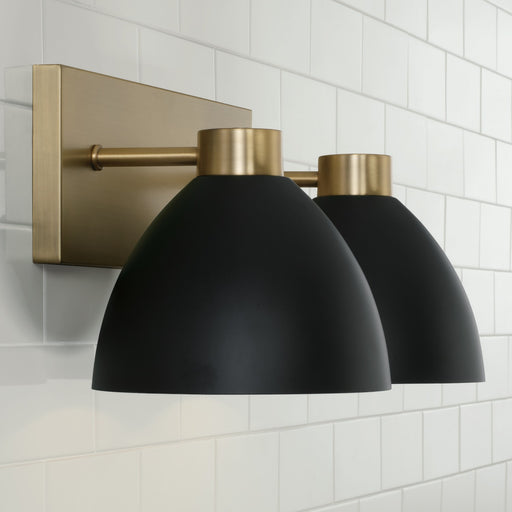 Capital Lighting 152021AB Ross Two Light Vanity, Aged Brass and Black Alternate Image.jpg