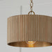 Capital Lighting 250711WS Donovan One Light Semi-Flush Mount, White Wash and Matte Brass Alternate Image.jpg