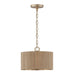 Capital Lighting 250711WS Donovan One Light Semi-Flush Mount, White Wash and Matte Brass Alternate Image.jpg
