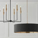 Capital Lighting 450741KR Donovan Four Light Chandelier, Black Stain and Matte Brass Alternate Image 4.jpg