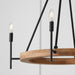 Capital Lighting 450841WK-709 Jonah Four Light Chandelier, Light Wood and Matte Black Alternate Image 3.jpg